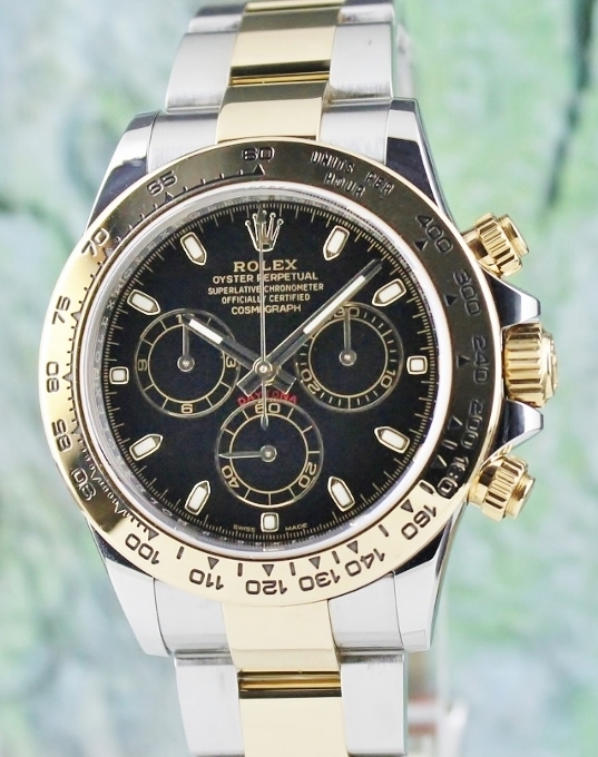 (image for) A ROLEX OYSTER 18K YELLOW GOLD AND STEEL DAYTONA COSMOGRAPH - 116503